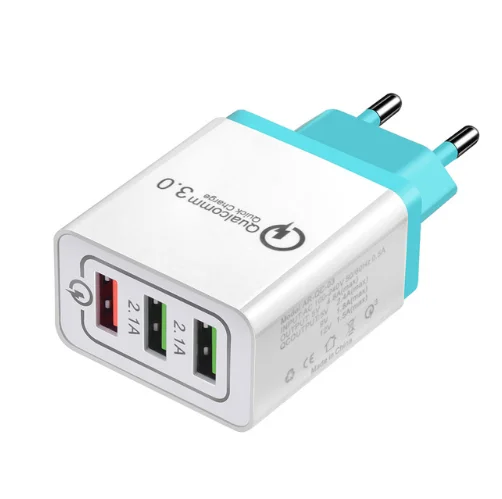  Бесплатная доставка 5 в 3 А 18 Вт USB быстрая зарядка 0 для IOS ЕС США Быстрая мобильного телефона Samsug s8 s9 Huawei
