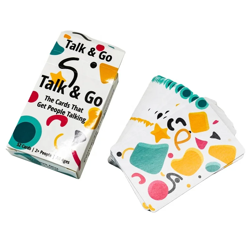 High-Quty Custom Game Poker Card Printing Wholesale Flash Card Advertising  for Promotional Usage