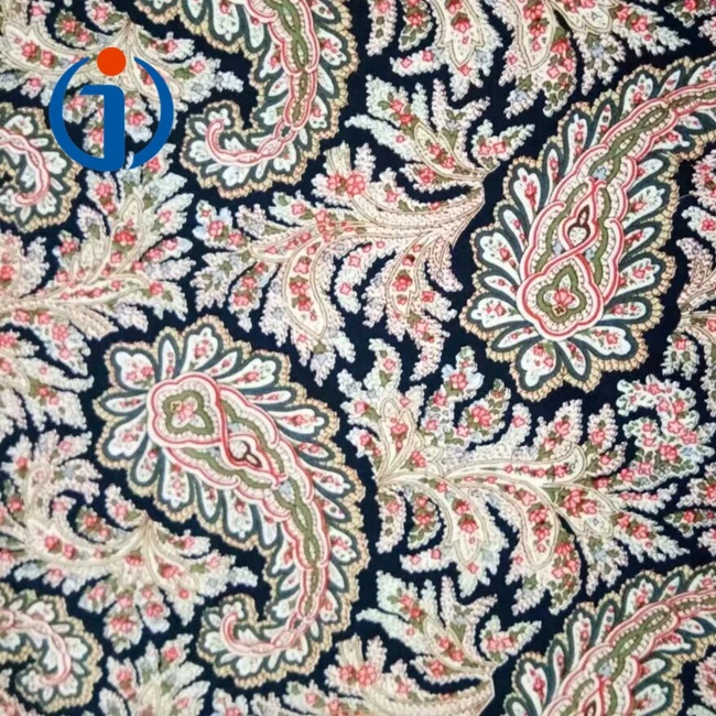Custom Design 105gsm 40s Ethnic Poplin 100% Cotton Woven Printed Fabrics for Clothes Bags
