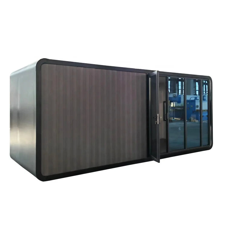 Fashionable mobile modern prefab  EPS sandwich panel cold proof high quality low price wooden apple cabin for living