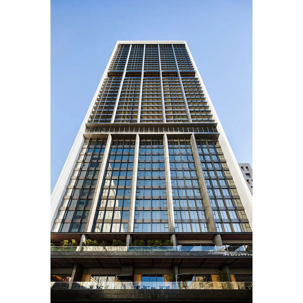 building insulated laminated glass glazing aluminum curtain wall facade