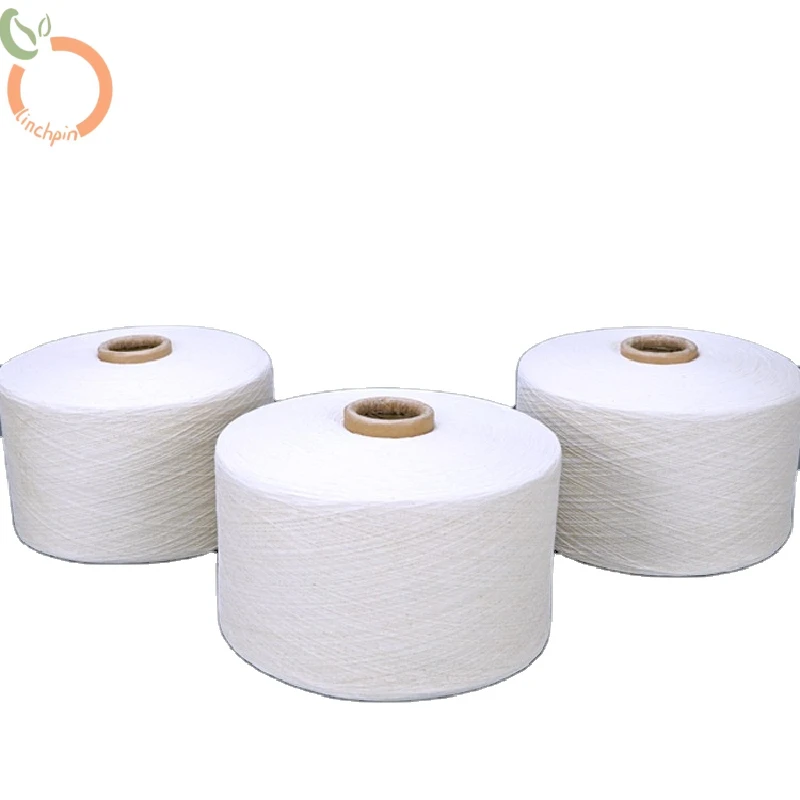 750TPM Ring Spun 50NM/2 68% Viscose 32% Nylon Blended Yarn High Stretch Core Spun Yarn For Sweater