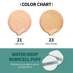 Private label tinted sunscreen SPF 50 cream foundation magic sun cushion