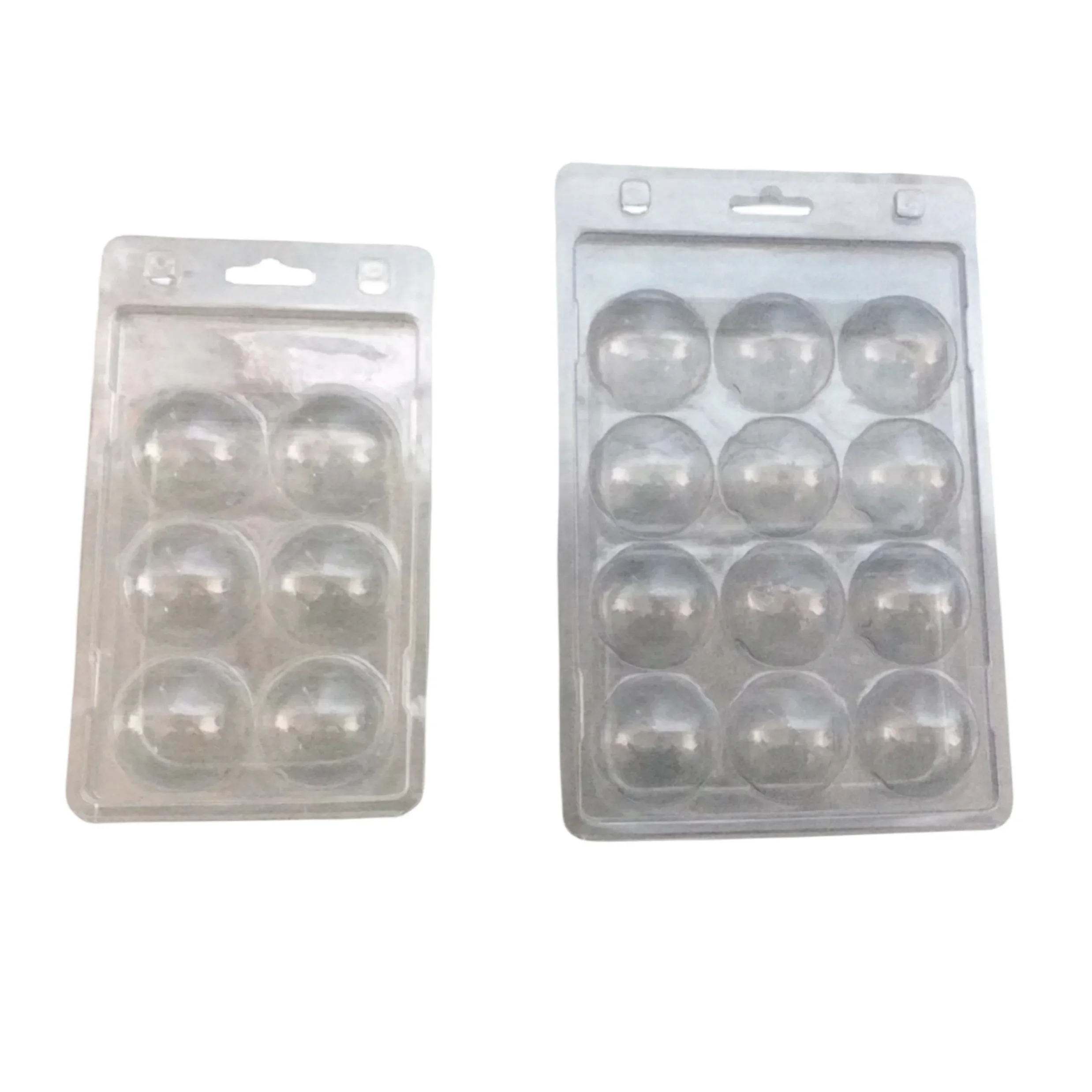 Customized Box for golf ball Plastic Clamshell Packaging with Clear Lid Plastic Boxes golf ball sleeve box