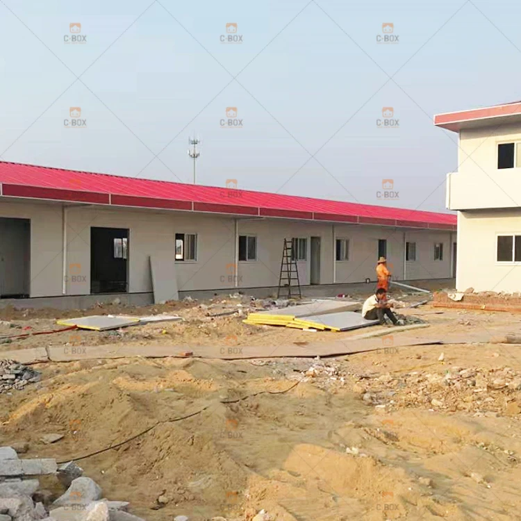 
Low cost portable modular house kit houses prefabricated temporary modular t-type home 