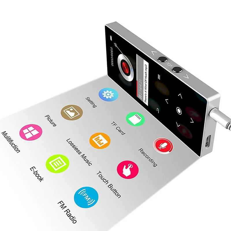 BENJIE mp4 player video download in mp4 with touch screen