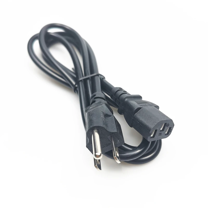 Jasoz America Standard USA AC C13 C14 1.5m Power Effective CCA Black US Electronics Cable 3pin plug Power Cable