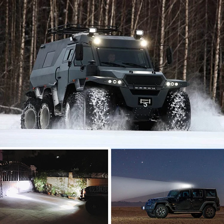  Высококачественный алюминиевый профиль автомобильная лента рабочая мини-световая балка 12 вольт 72 Вт светодиодная Рабочая