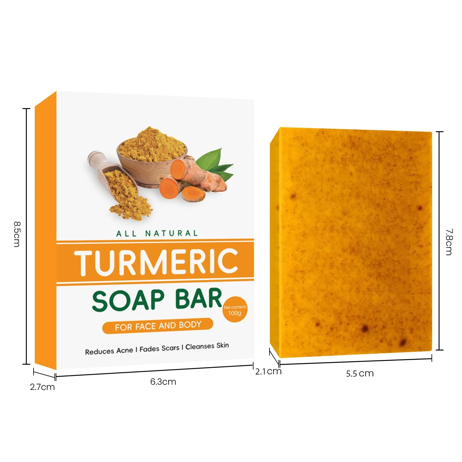 Natural Vegan Turmeric Lemon Soap Anti Acne Coconut Coffee Goat Milk Soap Lightening Handmade Oatmeal Face Bath Body Soap Bar