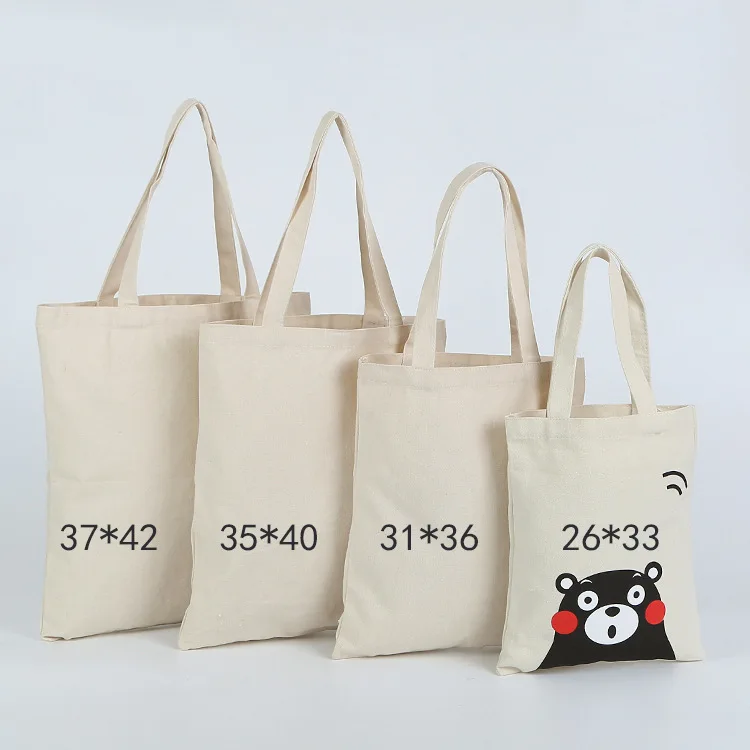 Personalised Custom Durable Shoulder Bag Cloth Shopping Handbag Cotton Canvas Tote Bag