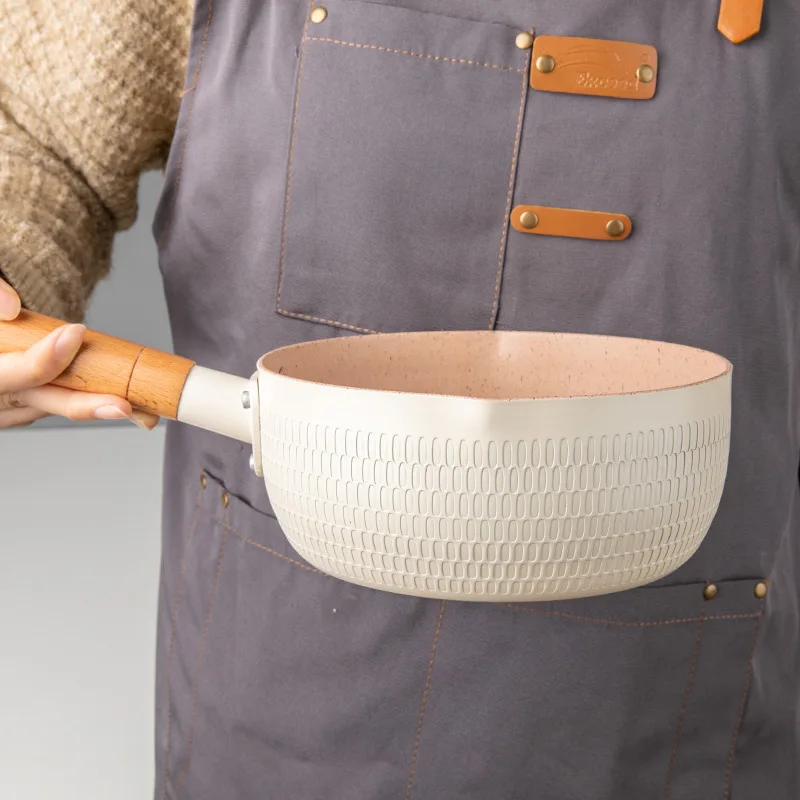 Food-safe Milk Processing Hot Pot Portable Milk Warmer Pot Elegant Steel Milk Pot Boiler