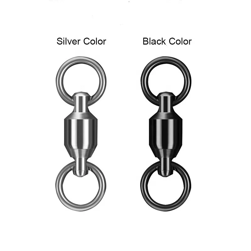 Heavy Duty High Strength Ball Bearing Swivels Fishing Tackle Terminal Tackle Barrel Swivels Leader Lures Connector