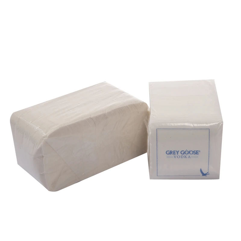 High Quality Customized Restaurant Printed Disposable Beverage Paper Napkin