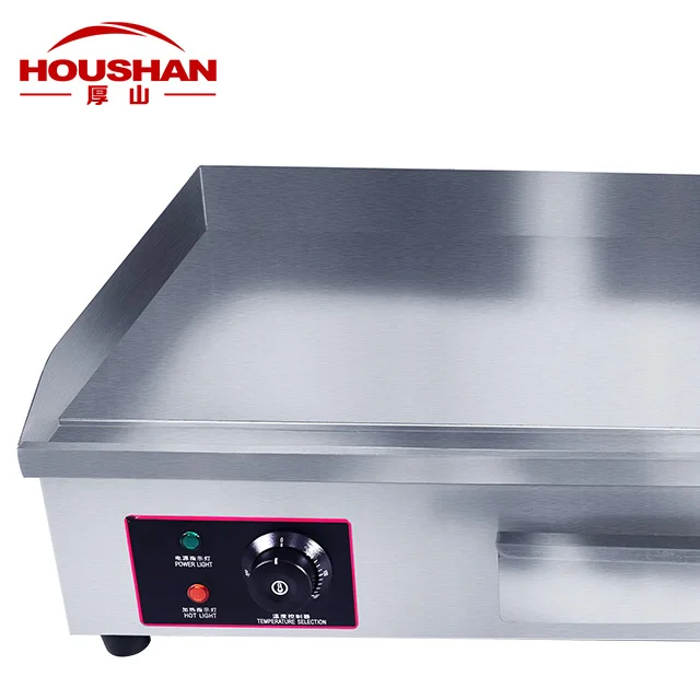  Двойное управление плоская электрическая гриль Teppanyaki для жарки