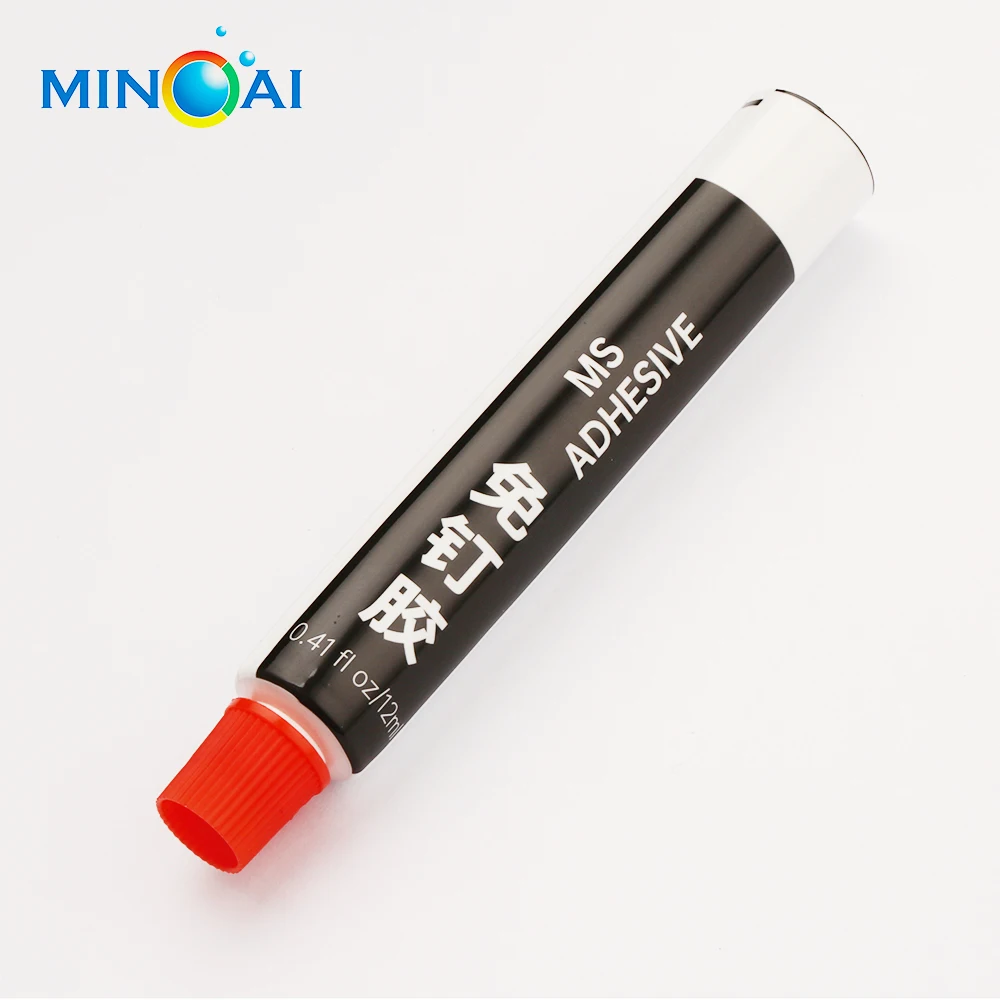 Wholesale Printed Empty MS Adhesive Aluminum Glue Tube Plastic Packaging