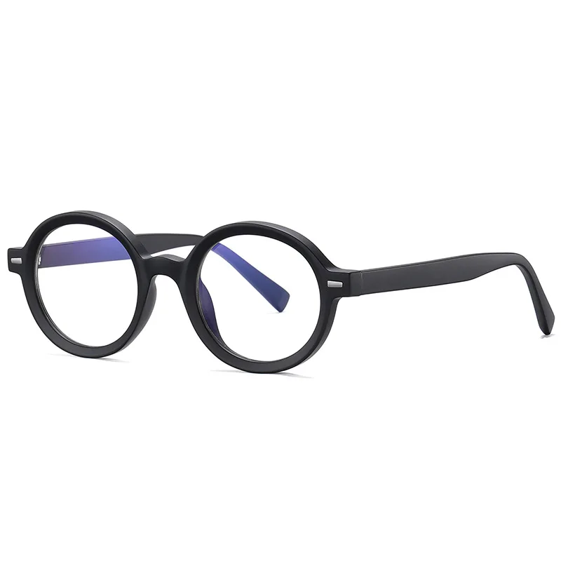 Retro Round Small Size Korea Style TR90 Anti Blue Light Glasses Frame Men Eyewear Custom Logo