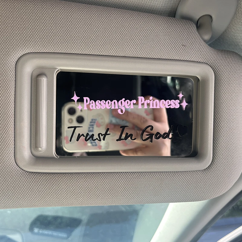 Custom Colorful Lettering Hello Beautiful Rearview Mirror Decal Car Sticker Vinyl Truck Mirror Decals