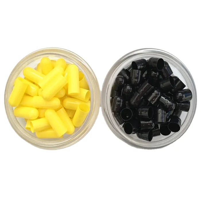 Black color size 00 bovine gelatin empty capsules separated