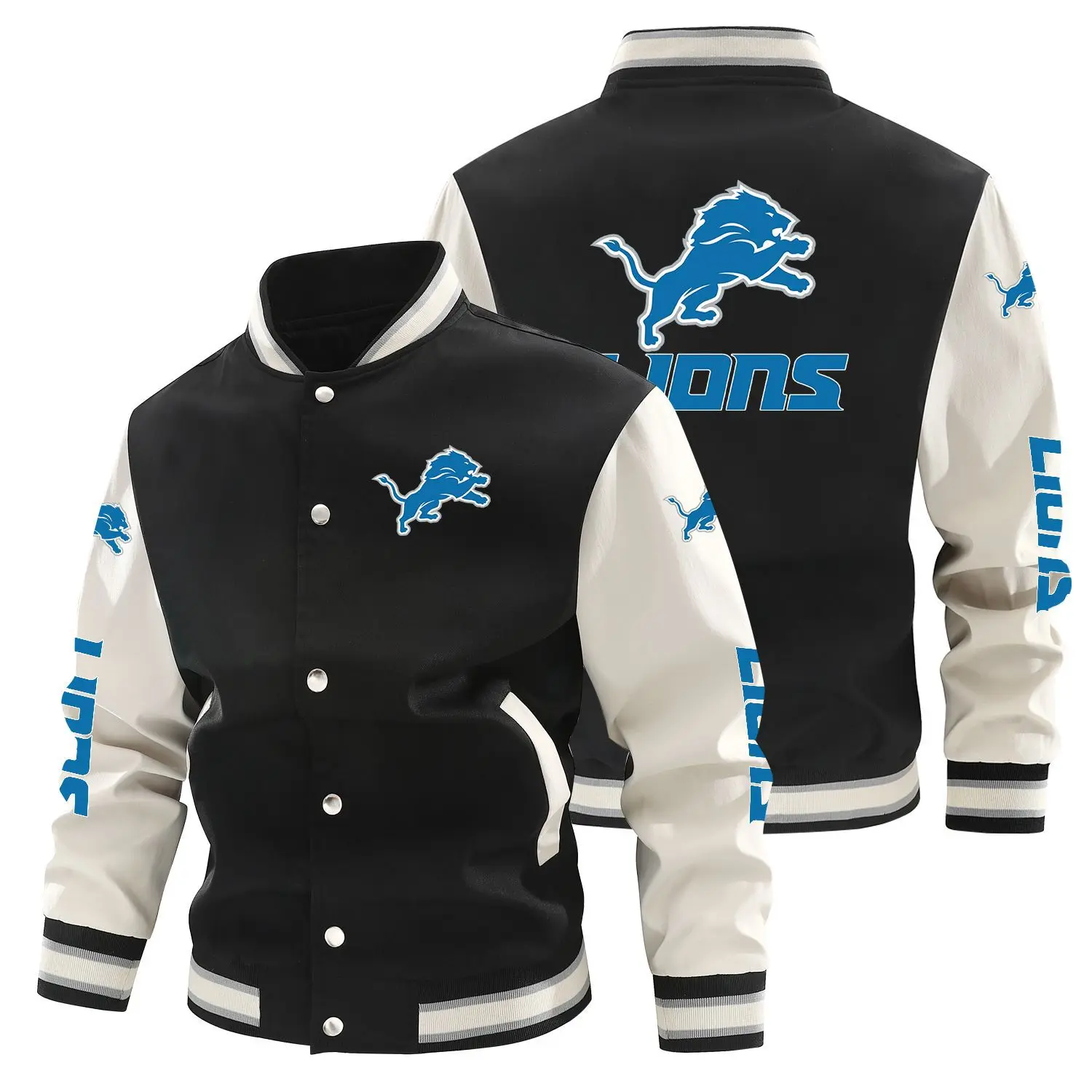2024/25 New season designs American football jackets Detroit Lions jackets for men