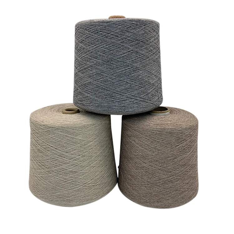 
2/26NM Cashmere wool blended knitting yarn 2 ply merino cashmere wool dyed yarn 