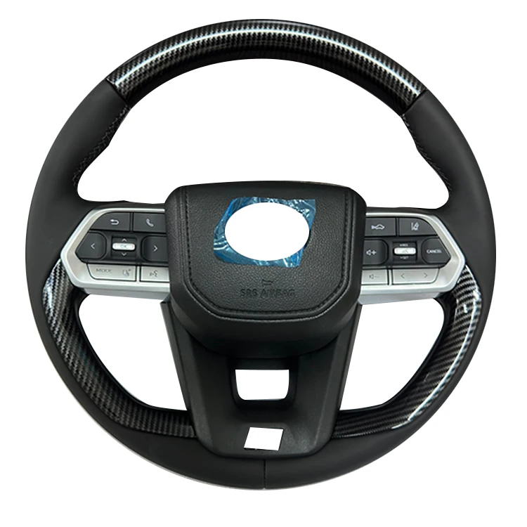 Leather Steering Wheel for Toyota Corolla 4Runner Crown RAV4 Fortuner Yaris Prius Lexus Lx570 GX470