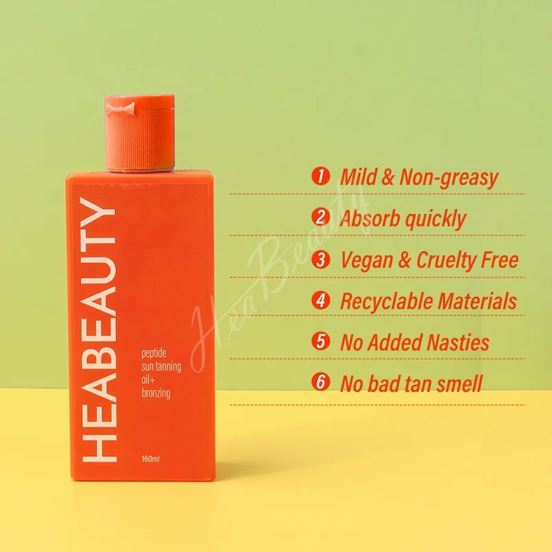 Hot Sale Non Irritating Tanning Body Oil Bronzer Skin Tone Effective Tan Accelerator No Additive Tanning Oil For Outdoor