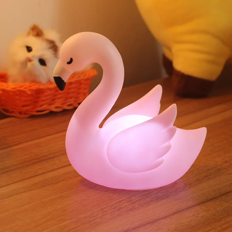 Cute Wake Up Light at Night Multiple Shape Power Cartoon Bedroom Bedside Luminous Toy LED Unicorn Night Light Toys