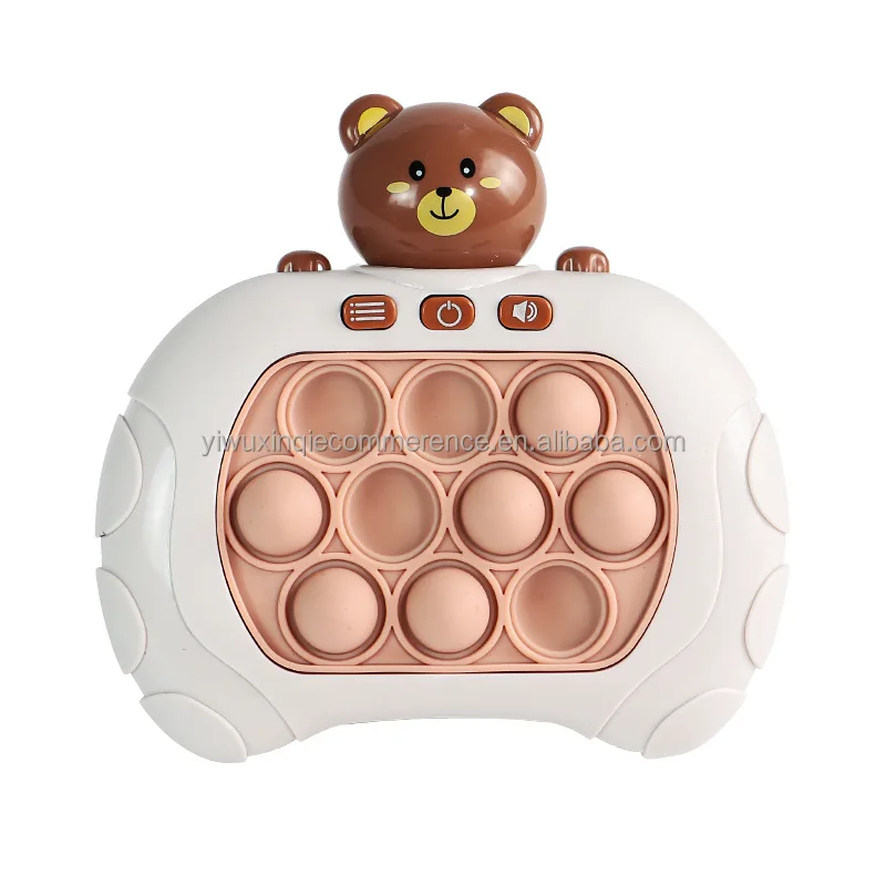 Push Game Machine Toys Shining LightsKids Quick Press Toys Stress  Game Educational Children Gift