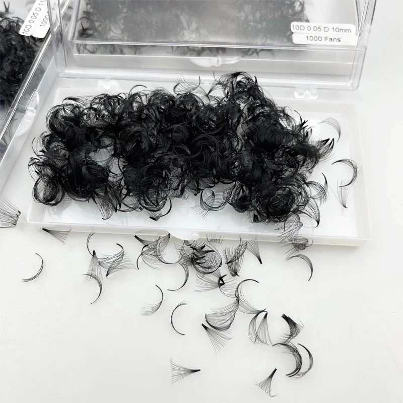 in stock 8D 10D 12D Loose Premade Fans Sharp Premade Loose Volume 3D-14d Loose Fans premade fan
