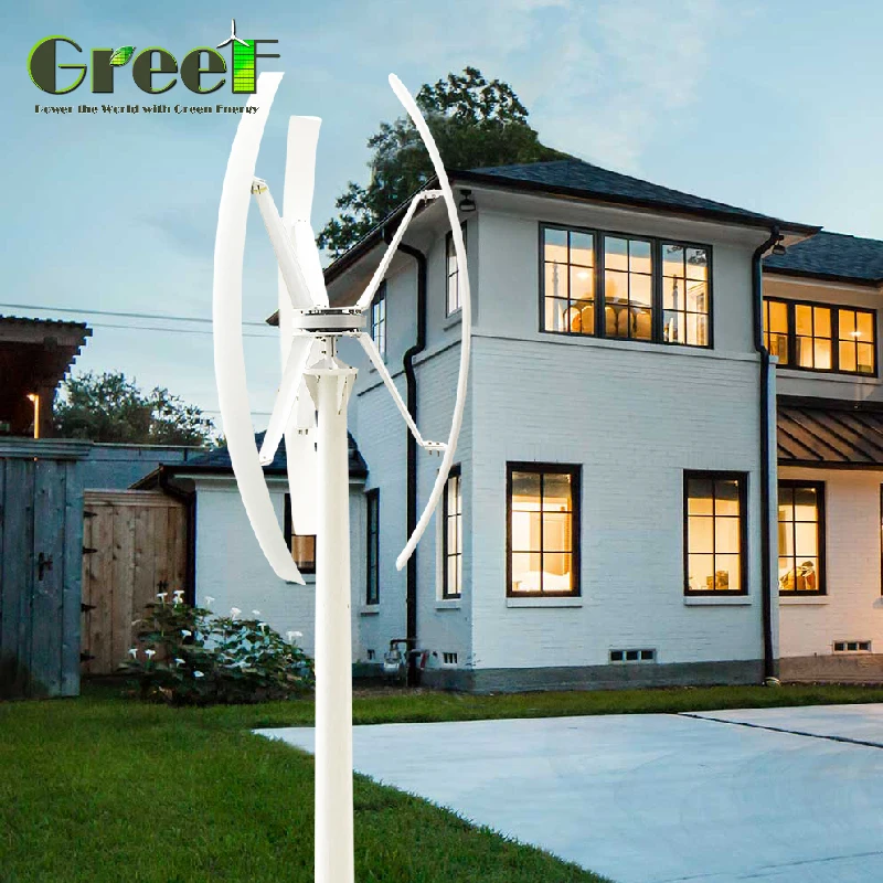 Home Used 1kw 2kw 3kw 5kw 10kw 20kw Windmill Power Wind Generator Wind Turbine with hybrid battery