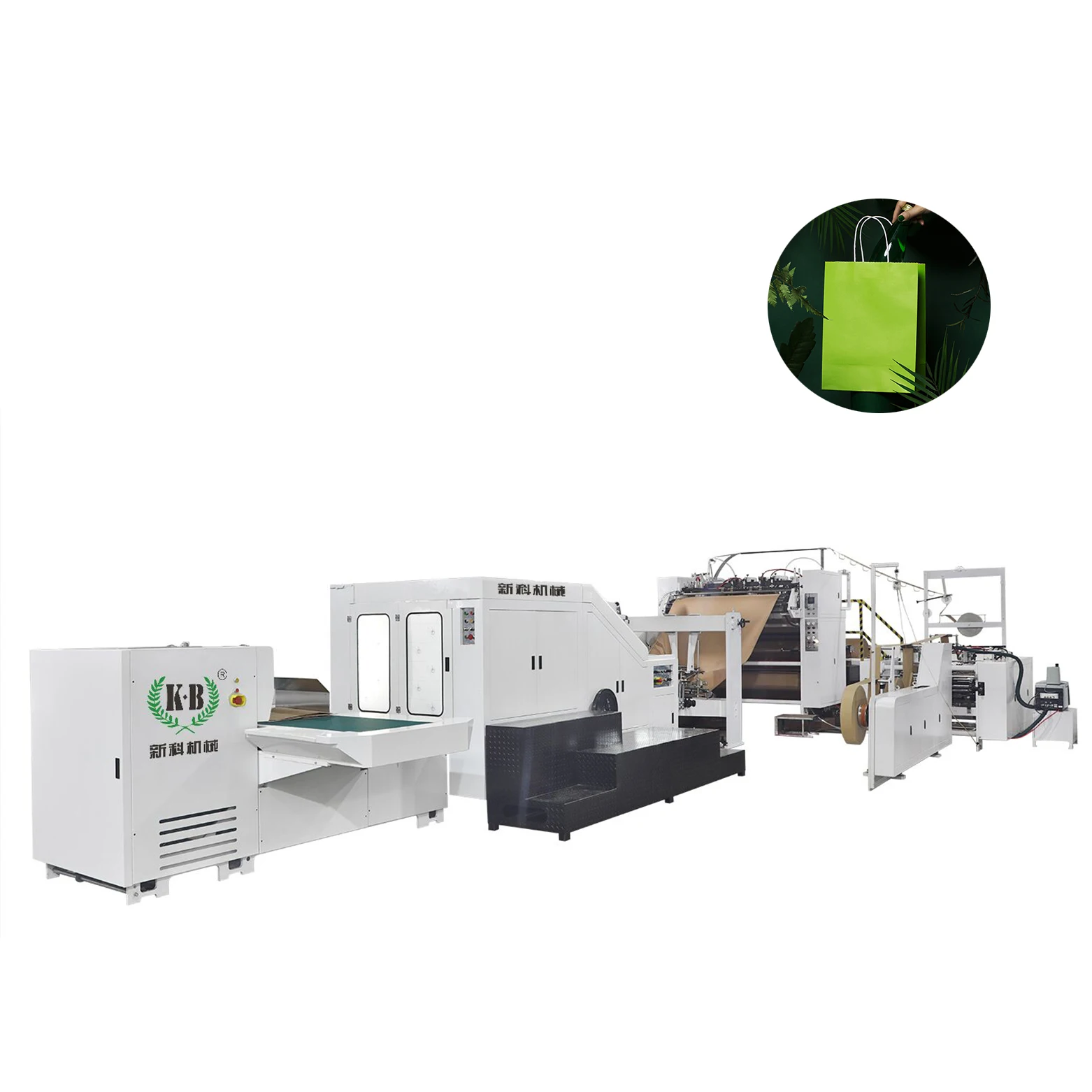 Paper shopping Bag Making Machine Handbag Forming Machine