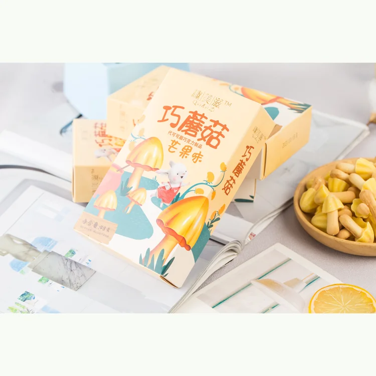 Mushroom Shape Chocolate with Biscuit