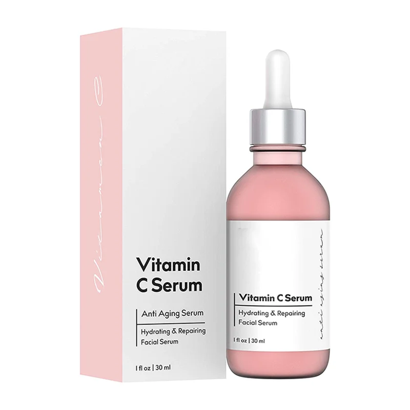 Private Label skin care vc serum anti aging hydra skincare facial microneedling serum natural vitamin c serum for face