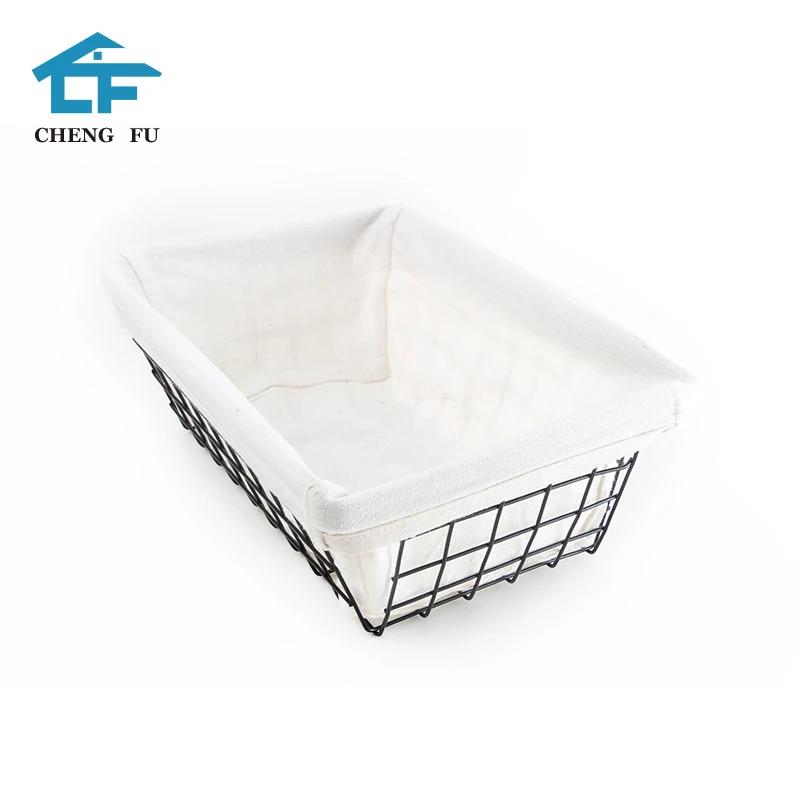 Perfect quality multipurpose small bakery bread displaying storage basket with liner