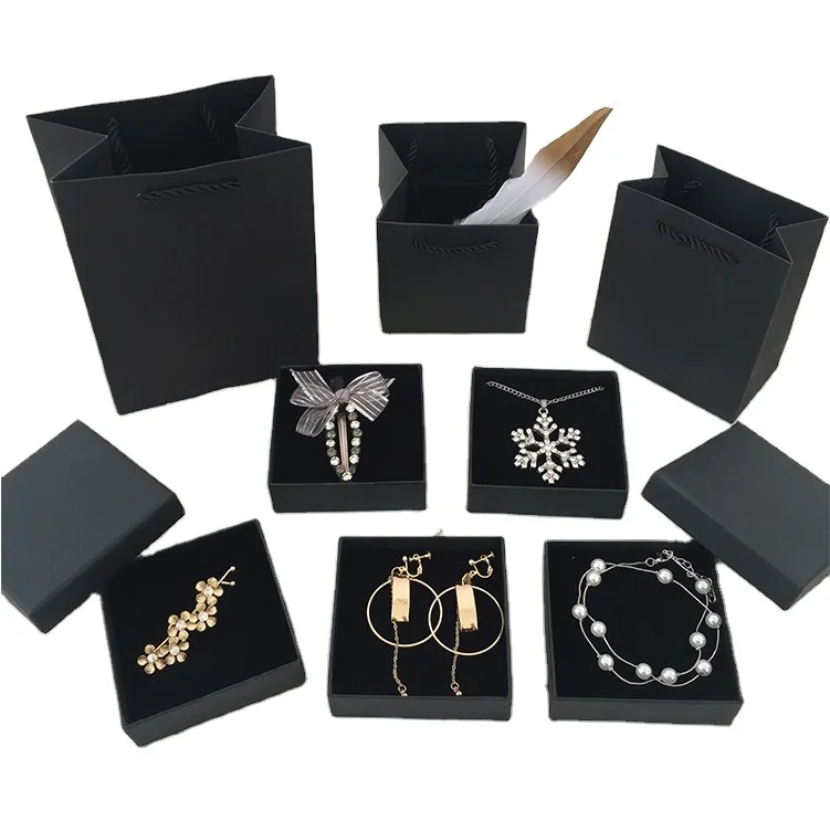 Jewelry box custom gift velvet high-grade ring packaging carton custom watch box