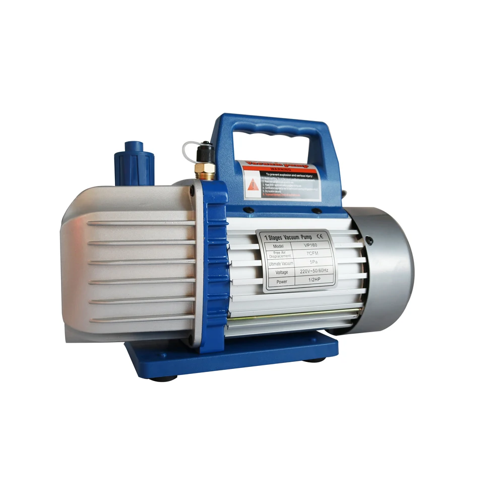 1/2HP Single stage Rotary vane refrigeration vacuum pump VP160