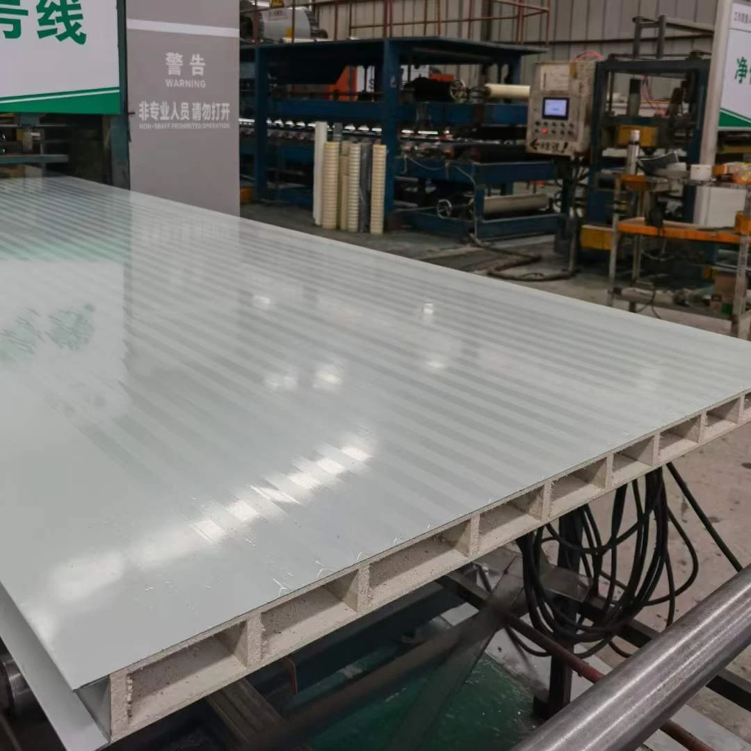Color Steel MGO Foam Sandwich Panel For Partition Wall Panel Fireproof MGO Sandwich Panel
