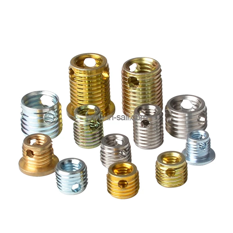 Knife threaded insert for wood