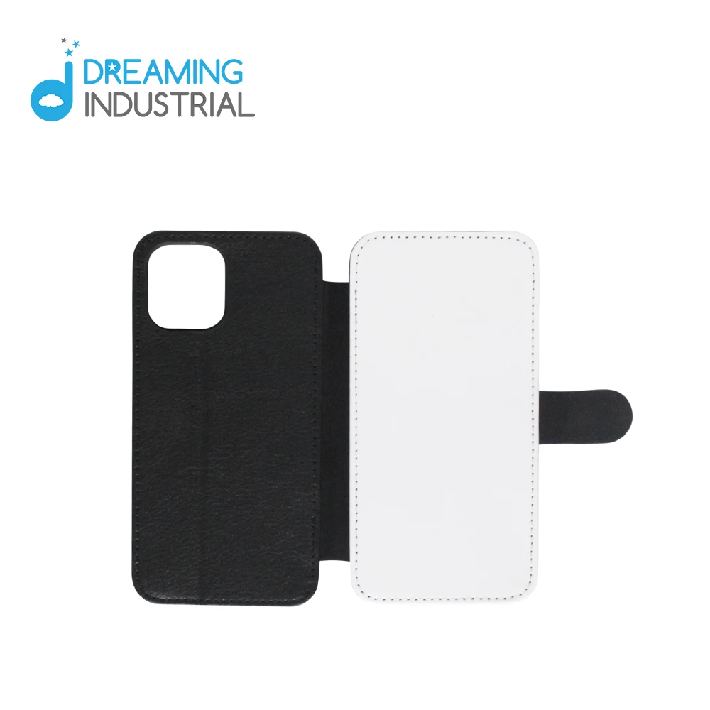 2D Leather Flip Phone cover for iPhone 12/ 2D Folio Phone Case for iPhone 12/ 2D Sublimation Wallet Case for iPhone 12