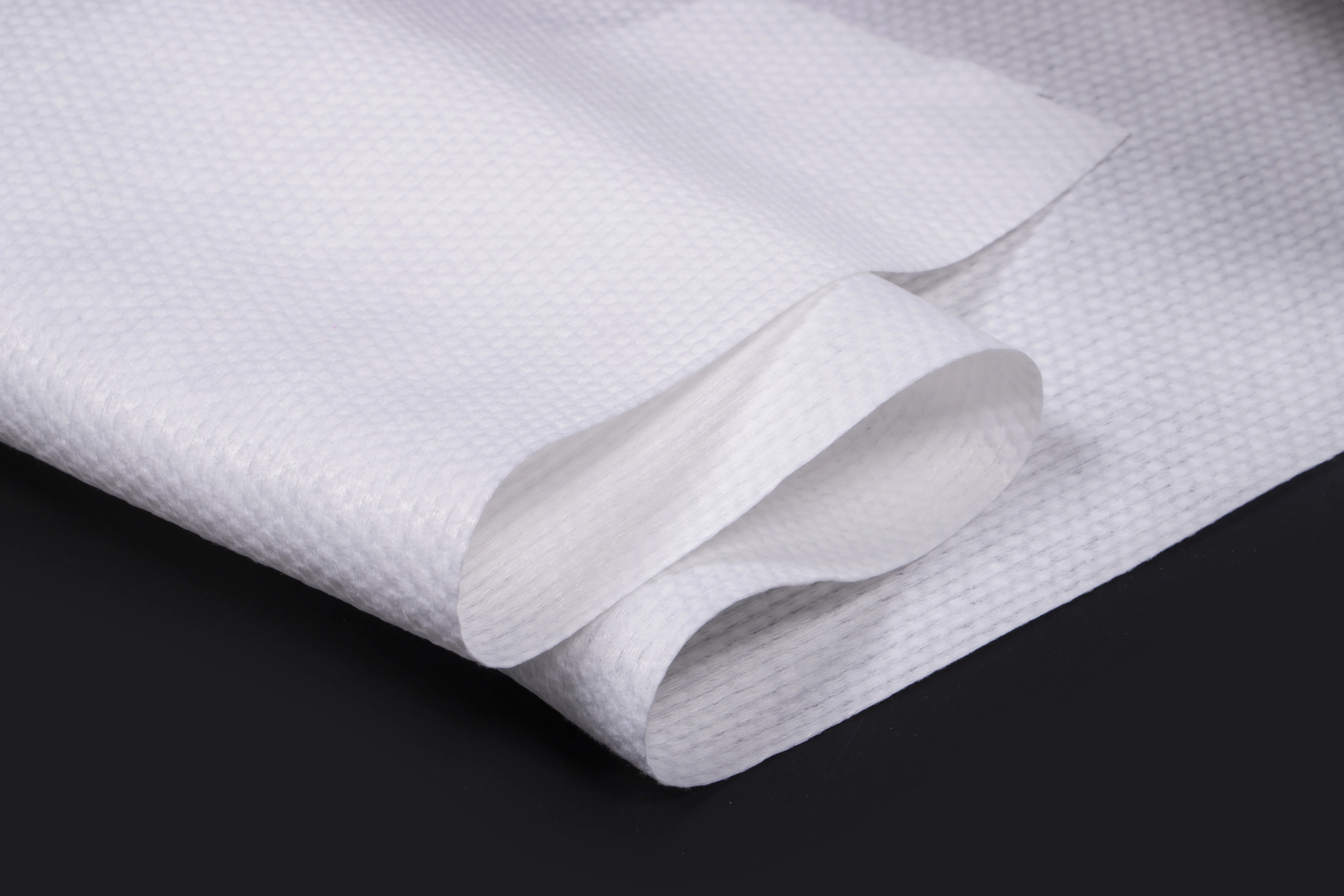 High Quality 100% Non-woven Spunlace Pure Face Towel Cotton Fabric Non-woven Wet Tissue Raw Materials