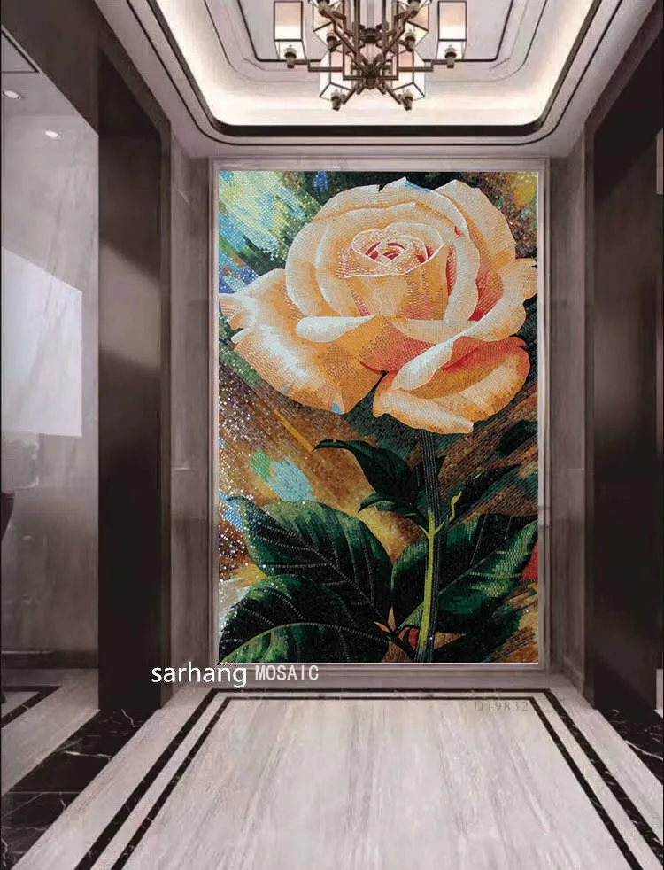  Высочайший уровень индивидуальные зеркальные мозаичные плитки для гостиной стены