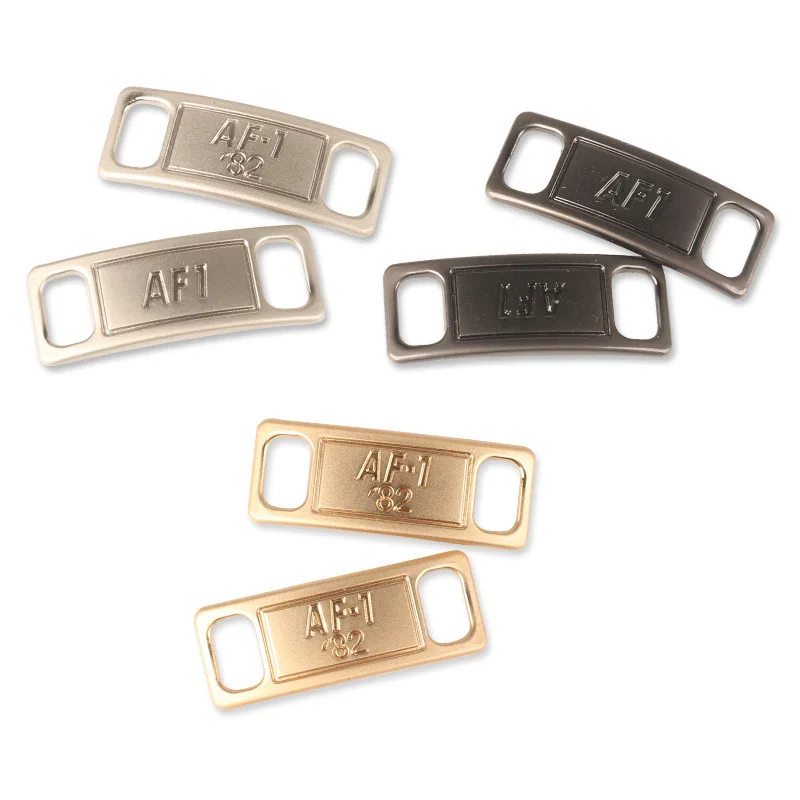 Wholesale Custom Logo Zinc alloy metal labels Tags used for shoe