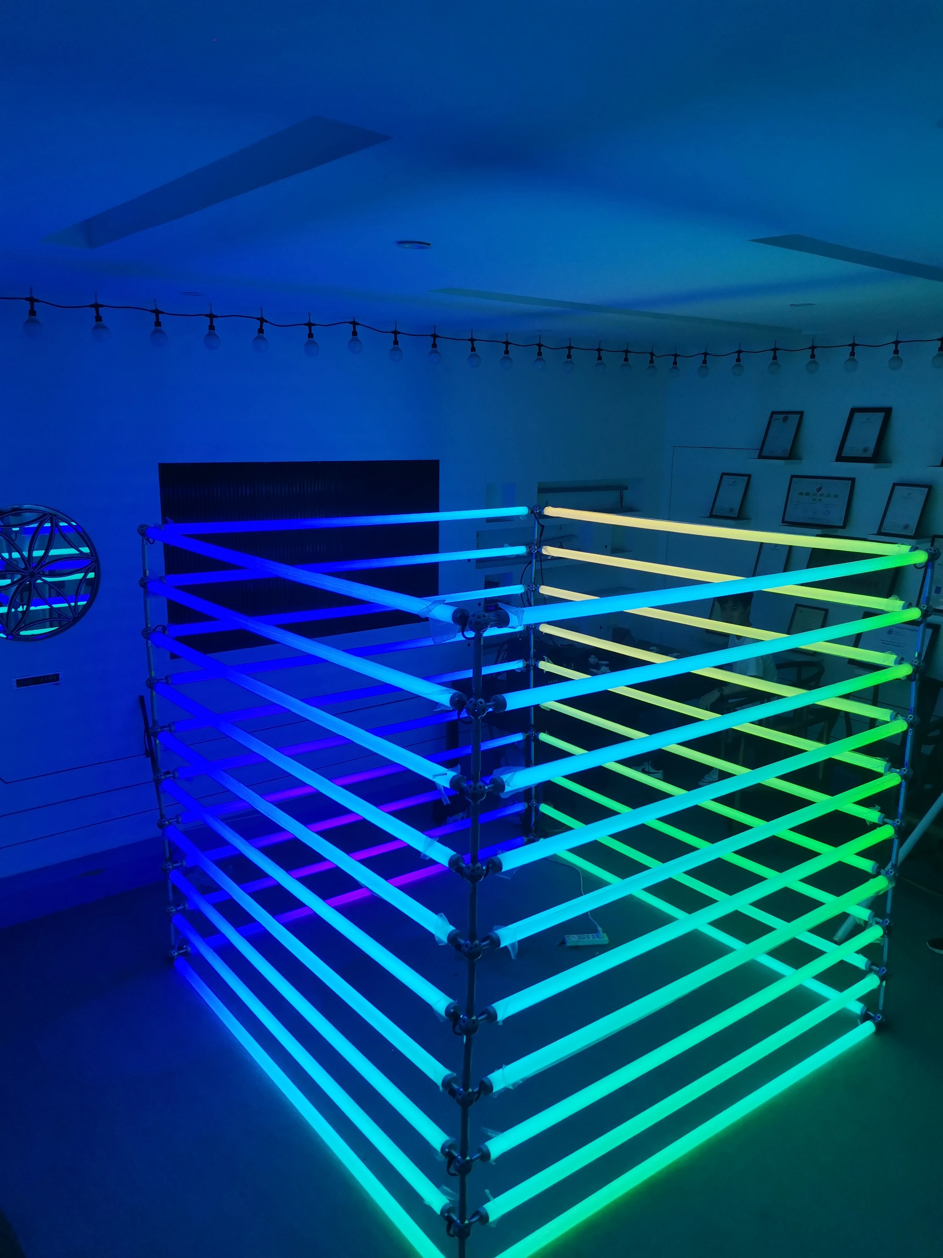 360 Светодиодная лампа для украшения ночного клуба 1 метр DC24v 505050rgb сценический свет