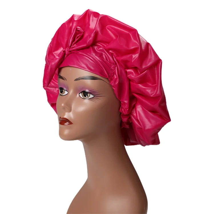 Женские крупные косы, атласные головные уборы с завязками, Регулируемые головные уборы для душа в ночное время сна, Дамская головная уборка