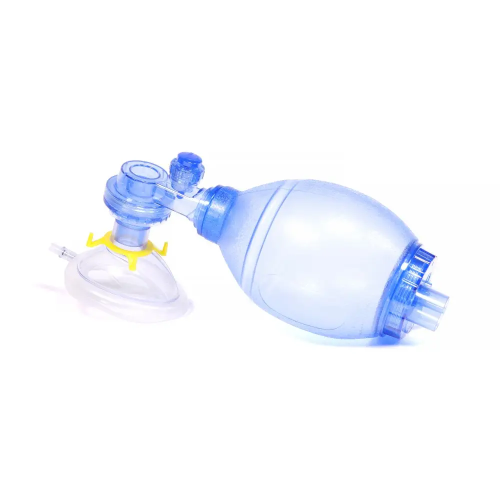 Handheld BVM Breathing Manual Resuscitator Valve Oxygen Mask