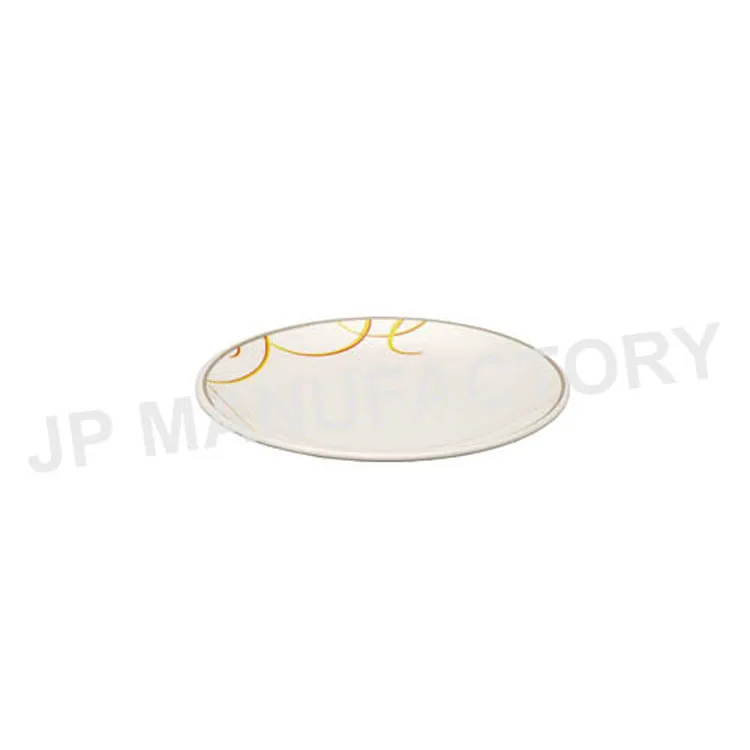 factory Melamine Round Flat Plate Restaurant Dish set  plate set for hotel and restaurant