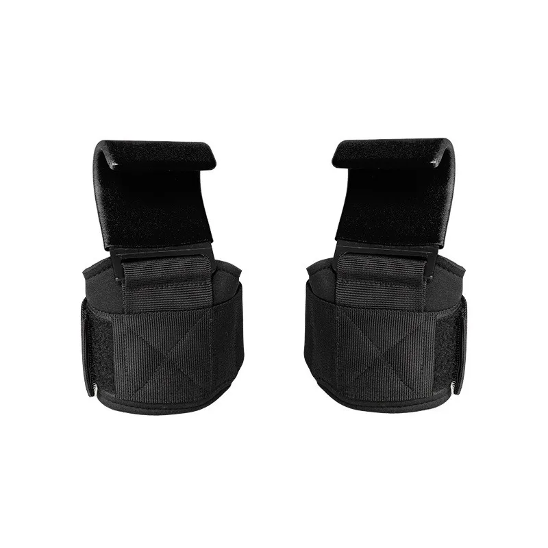 Heavy Duty Weight Lifting Wrist Hooks Straps Pull Up Power Lifting Deadlift Straps Power Lifting Grips Padded Workout Straps