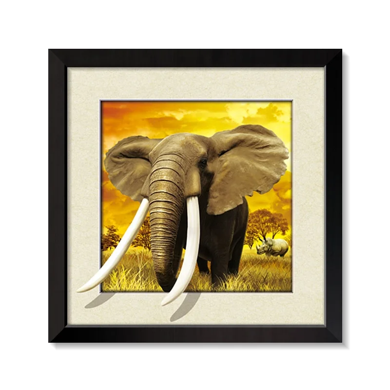 
Elephant 5d pictures lenticular printing , 5d poster for wholesales 