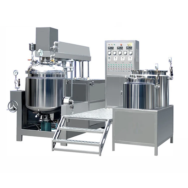 Vacuum emulsifying machine homogenizer mixer emulsifier mixing tank for cosmetic cream