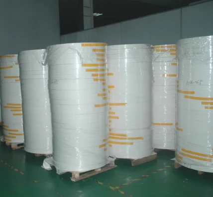 
waterproof pe coated custom fan paper blanks price roll food and beverage raw material for disposable wholesale paper biodegrada 